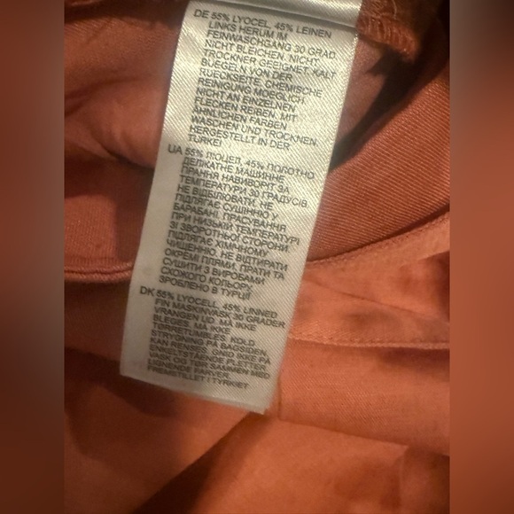 Reiss High Waist Clemmie Linen Blend Pants Size 4 - Picture 5 of 5